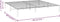 vidaXL - Bedframe - metaal - zwart - 180x200 - cm