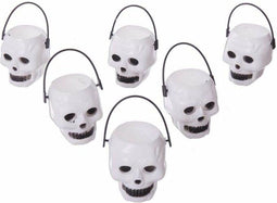 Halloween Decoraties My Other Me Mini Schedels 6 x 5 x 5 cm Set 6 Onderdelen