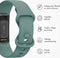 imoshion Siliconen bandje - Geschikt voor Fitbit Charge 6, Charge 5 - Groen - S