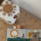 Jasmin stof kubus-Creme - Circus