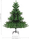 vidaXL - Kunstkerstboom - Nordmann - met - LED's - en - kerstballen - 210 - cm - groen