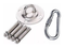 Ophanghaak - Hangstoel - Hangmatbevestigingsset - RVS - Universeel - Karabijnhaak 80 mm