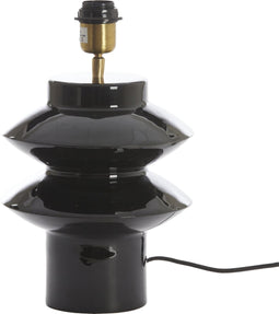 Light & Living Tafellamp Petch - 26cm - Zwart - excl. kap