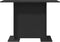 vidaXL - Eettafel - Zwart - 100x60x75 - cm - Engineered - Wood