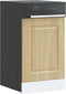 vidaXL - Vaatwaspaneel - Kalmar - 45x1,5x67 - cm - bewerkt - hout - sonoma - eiken