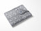 Linnick Flanel Fleece Deken + Hoodie met Capuchon Bont Rabbit - zilver grey - 140x200cm - 130x180cm - Plaid