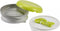 Béaba Ellipse - Warmhoudbord Bento Box - Stoomdeksel en bestekset - Neon
