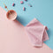 DDDDD - Vaatdoek Basic - 100% katoen - Pastel Roze - 30 x 30 cm (set van 4 stuks)