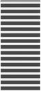 vidaXL - Zebra - rolgordijn - 105x200 - cm - stofbreedte - 100,9 - cm - zwart