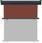vidaXL - Balkonscherm - 165x250 - cm - bruin