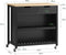 SoBuy FKW74-SCH - Keukeneiland - Werkblad 100x60 cm - Zwart