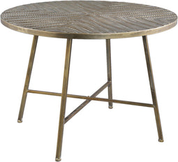 PTMD Salontafel Lisso - 70x70x50 cm - Ijzer - Goud