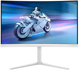 Philips Evnia 27M2C5201L/00 - VA Monitor - 27" Full HD 180 Hz 1 ms Gebogen - Wit