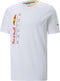 PUMA RBR Big Logo - Unisex Sportshirt - Korte mouw - Wit (L)