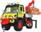 Dickie Toys Unimog U530 - 50 cm - Bestuurbare kraan - Licht & Geluid - Speelgoedvoertuig