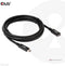 Club 3D CAC-1529 - USB Gen1 Type-C Extensie kabel - 5Gbps 60W (20V/3A) 4K60Hz - Zwart (2m)