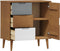 vidaXL - Dressoir - MOLDE - 76,5x40x80 - cm - massief - grenenhout - bruin