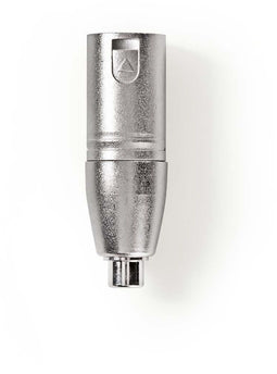 Nedis CAGP15930ME - XLR 3-pin naar RCA tulp kabel - Zilver