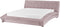 Beliani LILLE - Waterbed - Roze - Fluweel