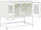 vidaXL - Tv-meubel - 68x39x60,5 - cm - koudgewalst - staal - wit
