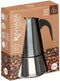 Kinvara Percolator Italiaans koffiezetapparaat - staal - zilver - 4kopjes - Koffiezetter