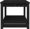 vidaXL Tuintafel 82,5x50,5x45 cm massief grenenhout zwart