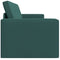 vidaXL - Vloersofa - Bed - 2-in-1 - Donkergroen - 245x150x60.5 - cm