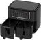 CONTINENTAL EDISON Olievrije heteluchtfriteuse - RFRSH24002CB - 9 L - Dubbele bakplaten - 2400W - Zwart
