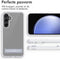 imoshion Hoesje Geschikt voor Samsung Galaxy S23 FE Hoesje - imoshion Stand Backcover - Transparant