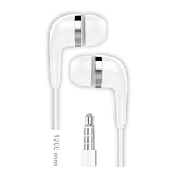 Tech One - Oordopjes met microfoon - Jack 3.5 mm - Wit