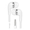 Tech One - Oordopjes met microfoon - Jack 3.5 mm - Wit