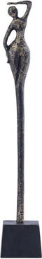 PTMD Ciwan Antique Brass Alu Casted Women Statue B