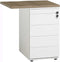 Ladeblok aanbouwstuk 80x60cm 4 laden kleur Zwart (RAL9005) topblad Speciale Kleur