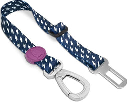 Morso honden autogordel gerecycled power flow zwart 40-65x1,5 cm tot 20 kg