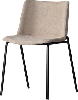 WOOOD Eetkamerstoel Tieme - Kunststof - Zand - 82x49x55