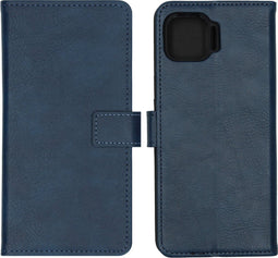 imoshion Hoesje Geschikt voor Motorola Moto G 5G Plus Hoesje Met Pasjeshouder - imoshion Luxe Bookcase - Donkerblauw