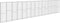 vidaXL - Schanskorfmuur - met - deksels - 900x50x200 - cm - gegalvaniseerd - staal
