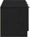 vidaXL - TV-kast - Zwart - Eiken - 102x35x36,5 - cm - Gelaagd - Hout