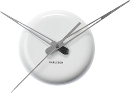 Karlsson Ceramic Dot - Klok - Rond - Aardewerk - �13.5 cm - Wit