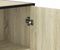 vidaXL - Hoge - kast - 35,5x35x139 - cm - bewerkt - hout - en - metaal - sonoma - eiken