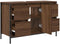 vidaXL - Wastafelkast - met - lades - 90x34,5x60 - cm - bruin - eikenkleurig