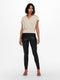 ONLY ONLJESSIE FAUXLEATHER LEGGING OTW NOOS - Imitatieleren broek - Slim fit - Zwart