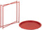SVJ Bijzettafel Rond - 47 x 47 x 51 cm - Metaal - Rood