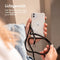 iMoshion Hoesje Geschikt voor iPhone 14 Hoesje Met Koord - iMoshion Design Hoesje met Koord - Transparant / Dandelion