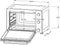Elektrische mini-oven - Natuurlijke convectie CONTINENTAL EDISON - CEMF60B3 - Zwart - L60 x H39 x D 48 cm