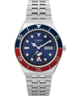 Timex Peanuts M79 TW2W47500 Horloge - Staal - Zilverkleurig - Ø 40 mm