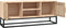 vidaXL - Tv-meubel - 105x30x45 - cm - bewerkt - hout - en - ijzer