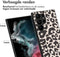iMoshion Hoesje Geschikt voor Samsung Galaxy S23 Ultra Hoesje Siliconen - iMoshion Design hoesje - Zwart / Leopard