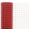 vidaXL Kippengaas 10x1.5 m staal met PVC coating rood
