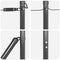 vidaXL - Hekpalen - 13 - stuks - Grijs - Ø32 - mm - 150 - cm - Gegalvaniseerd - Staal